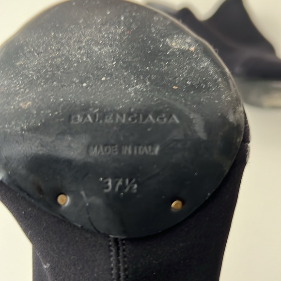 Balenciaga black open toe  heels - Picture 4 of 4